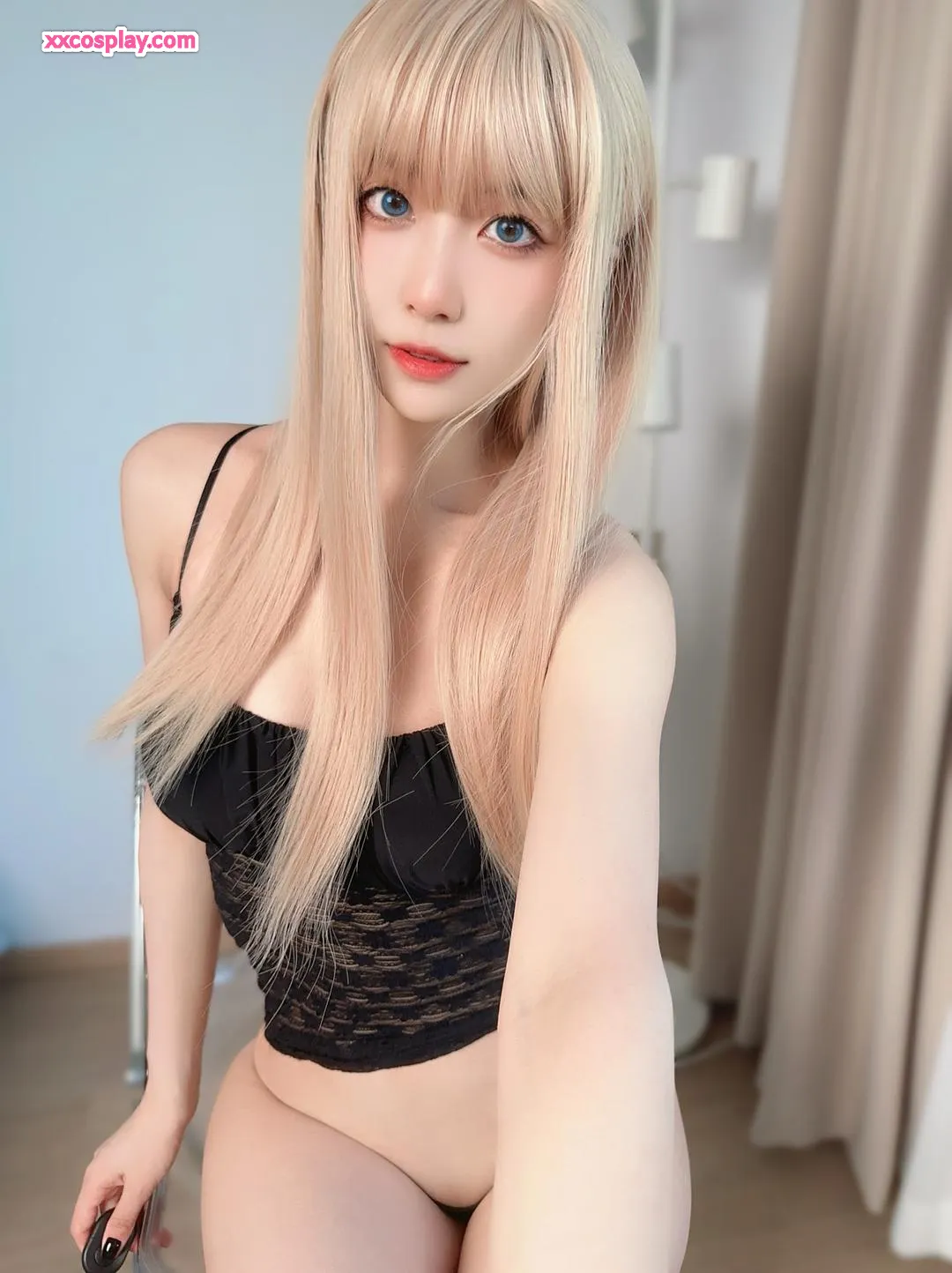 Buding Dafa NO.182 – Black Suspender Lingerie